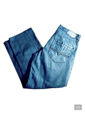 Brooklyn Basement black straight leg denim jeans  Men’s size 34x30 | e1